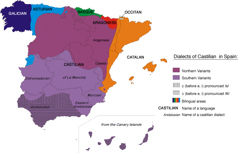 Castilian Spanish in Spain